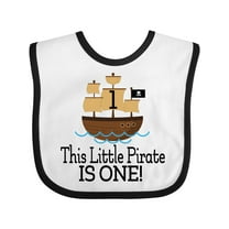 Inktastic Pirate 1st Birthday Party Boys Baby Bib
