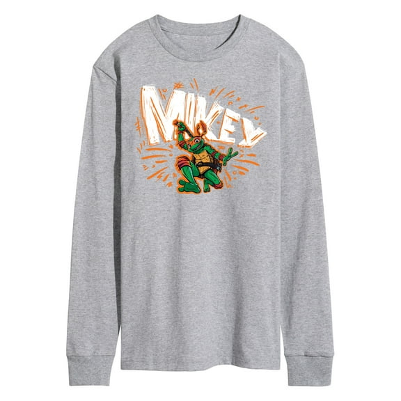 Teenage Mutant Ninja Turtles Mutant Mayhem - Sketch Mikey - Men's Long Sleeve T-Shirt