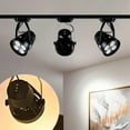 thumbnail image 2 of Track Light Spotlight with Mount, Commercial LED Track Lighting Head, Adjustable Ceiling Light Fixture for Retail Store Display, Surface Mount Directional Lighting, White Aluminum Housing, 2 of 5