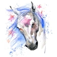 thumbnail image 1 of Pintura de diamante (DE5726) Acuarela Caballo estrella DIY Imagen cuadrada de diamantes de imitación 40x50cm FLhrweasw Nuevo, 1 of 1