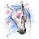 thumbnail image 1 of Pintura de diamante (DE5726) Acuarela Caballo estrella DIY Cuadro de diamantes de imitación cuadrados 50x70cm FLhrweasw Nuevo, 1 of 1
