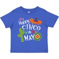 thumbnail image 3 of Inktastic Happy Cinco de Mayo- Sombrero, Cactus, Flowers Boys or Girls Toddler T-Shirt, 3 of 5