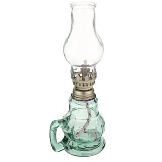 Large Glass Kerosene Oil Lamp Lantern Vintage Four-Claw Oil Lamps for Indoor Use Decor Chamber Hurricane Lamp Home Lighting Clear Kerosene Lamp