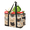 Multicolor 3, variant on Cat Love Heart Reusable Grocery Bag, Large Foldable Grocery Totes Shopping Bag for Groceries, Buffalo Plaid Shopping Bags with Handles for Kitchen Trunk Picnic