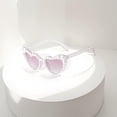 thumbnail image 3 of Gafas de sol ADE WU Corazón con perlas en forma de corazón para niños de 3 a 8 años, 3 of 7