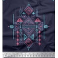 thumbnail image 1 of Soimoi Poly Georgette Fabric Aztec Kilim Printed Fabric 1 Yard 42 Inch Wide, 1 of 1