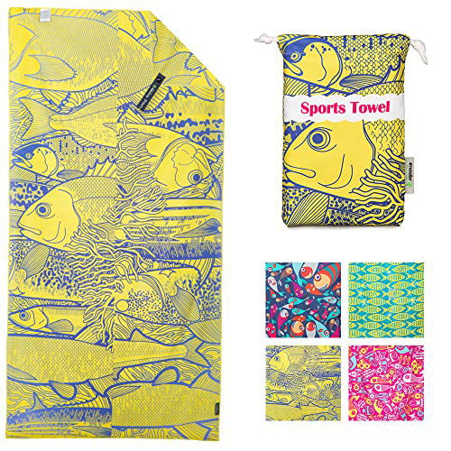 Quick Dry & Lightweight Towel for Swimmers Sand Free Towel Compact Sports & Pool Towel 71x33 YOTRIM Microfiber Beach Towels for Travel Oversized Beach Blanket & Towel for Kids & Adults