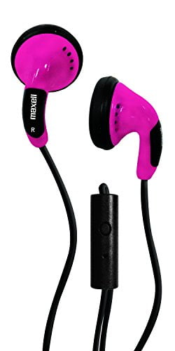 maxell in ear rubberized with microphone