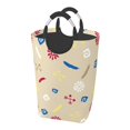 thumbnail image 1 of DouZhe 50L Rectangular Laundry Basket, Retro Ethnic Tribe Style Prints Waterproof Foldable Laundry Hamper with Aluminum Handles, 1 of 6