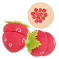 thumbnail image 3 of SEWCHICS 18 Pcs Rouleaux à Cheveux Éponge Fraise Rouge Sans Chaleur pour Dormir et Voyager, 3 of 7