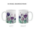 thumbnail image 2 of WIRESTER 11 Oz Ceramic Tea Cup Coffee Mug, Tulips Flowers, 2 of 7