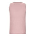 thumbnail image 3 of GA WEIHUA Womens Tank Tops Square Neck Waffle Knit Camisole Summer Casual Button Up Shirts Sleeveless Loose Tee Top Cute Solid Color Blouses(Pink,XXXXXL), 3 of 5