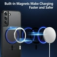 thumbnail image 2 of Magnetic Case for Samsung Galaxy S22 Plus, Translucent Matte Anti-Fingerprint,Compatible with MagSafe,Slim Fit Shockproof Protective Phone Case for Galaxy S22+ Case, S22 Plus (6.6 inch), 2 of 12