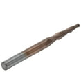 thumbnail image 3 of CNC Router Bits, Tungsten Steel Excellent Chip Removal Cone End Mills Time-Saving  For Carving R1x30.5x6x75mm, 3 of 8