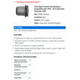 thumbnail image 2 of Front Upper Control Arm Bushing 1 - Compatible with 1999 - 2014 Chevrolet Silverado 1500 - AC Delco, 2 of 2