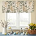 thumbnail image 6 of Valances for Windows Spring Sage Leaf Vintage Plant Rod Pocket Short Curtain for Bathroom Living Room Bedroom Botanical Seamless 1 Panel 42x12in, 6 of 9