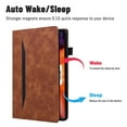 thumbnail image 2 of Dteck Flip Case for iPad Air 13 Inch Case M2 (2024), iPad Pro 12.9 Inch Case 2022/2021/2020/2018, Matte PU Leather Folio Cover with Card Slots Pocket, Stand Business Case, Brown, 2 of 6