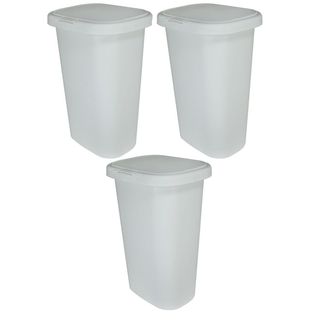 Rubbermaid 13 Gallons Rectangulaire Couvercle à Ressort Poubelle Panier (3 Pack)