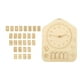 thumbnail image 2 of Rompecabezas de reloj de madera,juego de bloques de madera rompecabezas de reloj de madera,interacción de juguetes educativos montessori,bloques de números rompecabezas juguetes de madera, 2 of 5