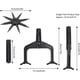 thumbnail image 4 of Gyro Cultivator, Removable Garden Soil Scarifier Set, Adjustable, WearResistant 2in1 Vented Scarifier, 4 of 5
