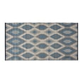 thumbnail image 2 of DII Reversible Indoor/Outdoor Ikat Woven Rug, 3x6', Blue, 2 of 5