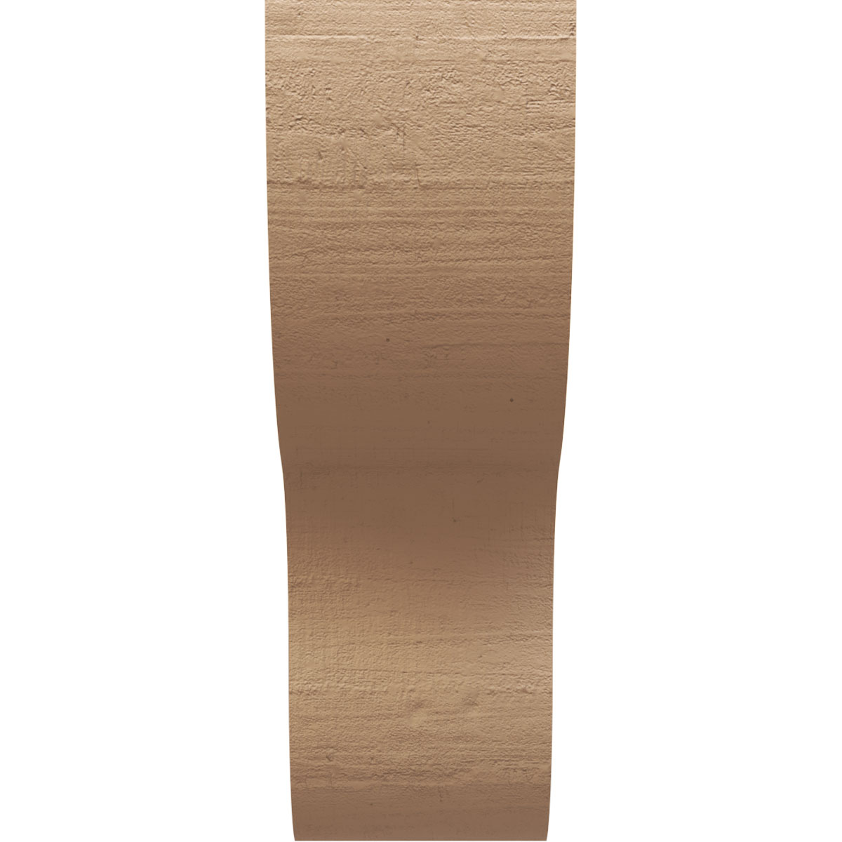 6"W x 12"D x 18"H Classic Greensboro Rough Cedar Woodgrain TimberThane Corbel, Primed Tan