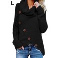 thumbnail image 1 of AIHOME Pull-Over Décontracté à Col Bénitier Ourlet Asymétrique pour Femmes, 1 of 1