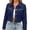Navy, variant on Womens Fringe Jackets Fall Western Motorcycle Cropped Turndown Collar Button Front Coat Stylish,Vacation,Black,XXL