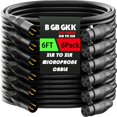 thumbnail image 1 of Cable de micrófono profesional XLR Cables BGBGKK, paquete de 6 unidades, 2 m, 1 of 7