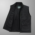 thumbnail image 2 of Rloper-Lop Men's Casual Outdoor Work Vests Stand Up Collared Sleeveless Coats Safari Shooting Waistcoats Lightweight Jackets With Pockets, 2 of 3