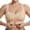 Beige, variant on Sports Bras for Women Full Coverage Back Support Wireless Corrector Bra Womens Seamless Jelly Bras 1 PC