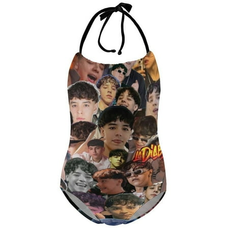 Girls Xa-vi Singer One Piece Halter Swimsuit Bathing Suit Summer Swimwear