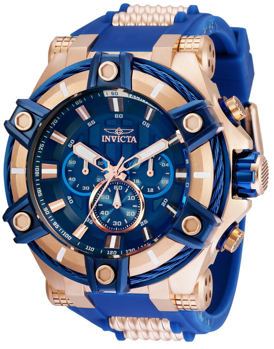 その他 The fasting Invicta Bolt Men's Watch - 52mm. Blue. Rose Gold (35549