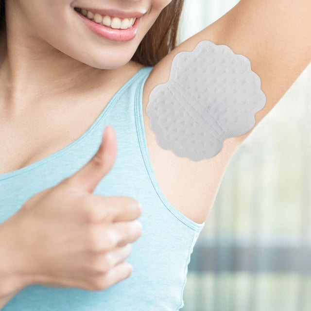 100 almohadillas desechables para el sudor de las axilas, pegatinas invisibles/grandes/almohadillas protectoras para el sudor que absorben las axilas Macarena Almohadillas para el sudor de las axilas