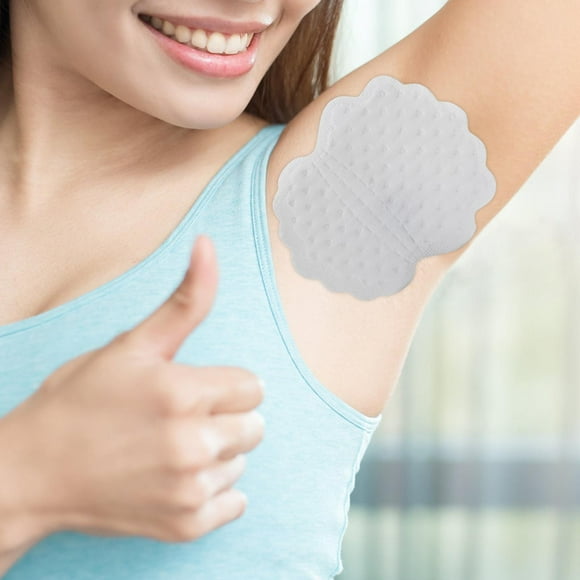 Almohadillas desechables para el sudor de las axilas, 100 piezas, invisibles, absorbentes, grandes, transpirables, para absorber el sudor de las axila shamjiam Almohadillas para el sudor de las axilas