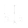 thumbnail image 2 of Z-Lite Oren 6 Light Chandelier in Matte Black color, Steel frame, 2 of 8
