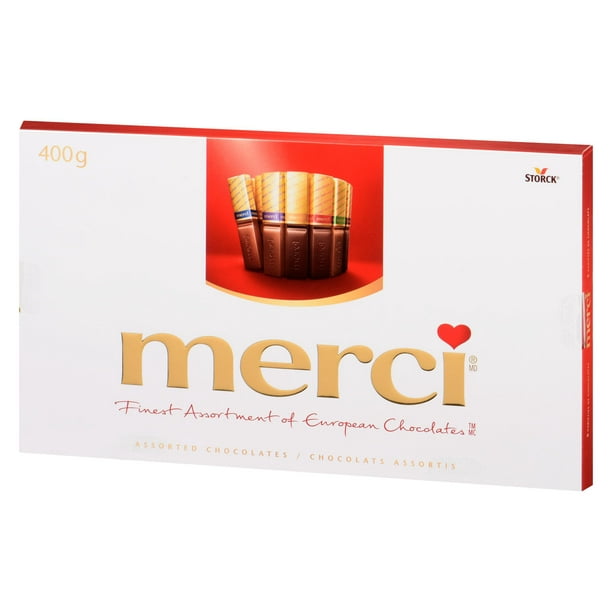 Merci - Boîte de chocolats européens, 400 g - Deliver-Grocery