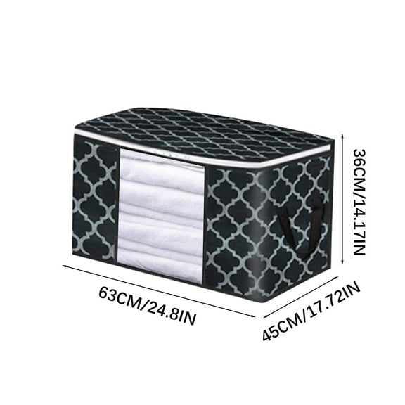 Btomtd Comforter Storage Bag,Clothing Storage Bags,Wardrobe Storage Bag, Cotton Quilt, Clothing Sorting Box, Sealed Storage Bag, Folding Storage Box