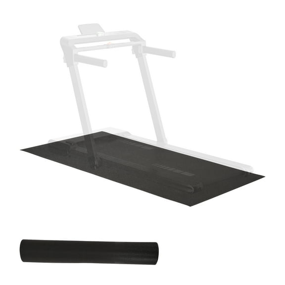 Signature Fitness PVC Equipment Mat, Black, Available in 4 Sizes, Protective Floor Mat for Treadmills, Exercise Bikes, and Home Gym Equipment