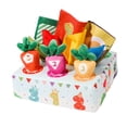 thumbnail image 1 of Caja de pañuelos para bebé con forma de zanahoria, juguetes creativos y enriquecedores para la motricidad fina. parque de atracciones, 1 of 9