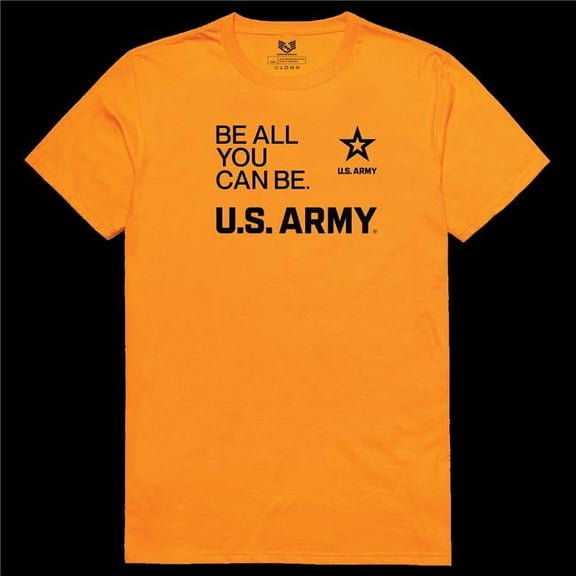 Rapid Dominance RS2-A39-GLD-02 US Army 39 Relaxed Graphic T-Shirt - Gold - Medium