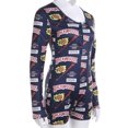 thumbnail image 2 of xiaxaixu Body Femme Col en V, Imprimé Homewear, Pyjama à Manches Longues, 2 of 8