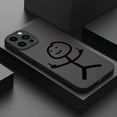 thumbnail image 2 of Funda de teléfono de dibujos animados Matchman para iPhone 11, 12, 13, 14, 15 Pro Max, XR, XS, X, 7, 8 Plus, SE 2020, a prueba de golpes, cubierta de silicona TPU suave mate, 2 of 5
