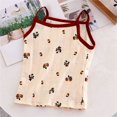 thumbnail image 6 of Fengactive Girls Printed Cami Tank Top Square Neck Thin Breathable Casual Summer Sleeveless Kids Tops for 0-12T, 6 of 8