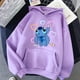 thumbnail image 3 of Sudaderas con capucha de Disney Stitch para mujer, sudadera Harajuku de los 90, ropa de calle de Manga, Unisex, 3 of 5