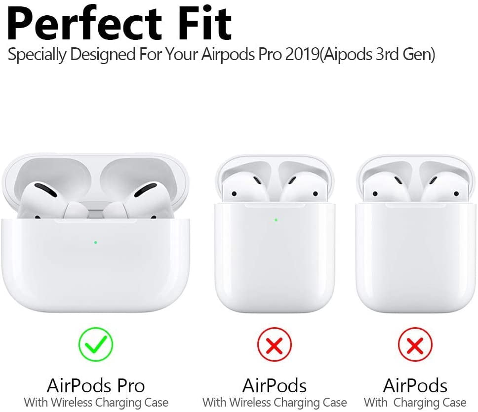 Waterproof Airpod Pro Case,Waterproof Up to 3 Feet,PC+TPU  Material,Compatible Wireless Charging for Airpods Pro Case,Case Waterproof  with Keychain(Opacity Black\u0026Blue) Opacity Black\u0026Blue - | Walmart Canada