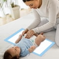 thumbnail image 6 of 100Pack Disposable Changing Pads,Baby Disposable Underpads 17 X 13 in,Waterproof Diaper Changing Pad,Ultra Absorbent Disposable Pads,Leak-Proof Breathable Underpads Bed Table Protector Mat, 6 of 7