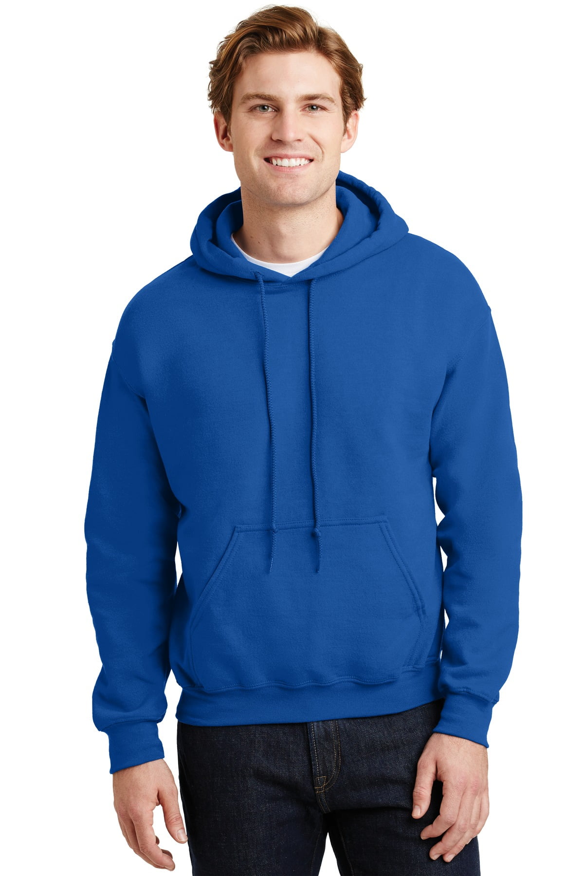 Gildan Heavyweight Blend Hooded Sweatshirt - 50/50 Cotton Polyester, Dark Chocolate, X-Large - View #11
