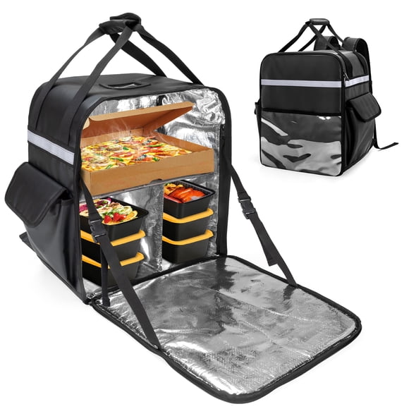 Mochila aislante para entrega de comida Trunab, 37 x 26 x 46 cm, impermeable