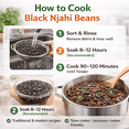thumbnail image 4 of Simba Kenyan Black Beans (Njahi Beans), 2 lb – Dried, Vegan, Gluten-Free, 4 of 6